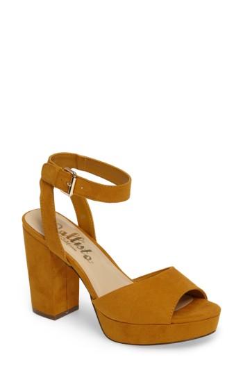 Women's Callisto Jerzy Platform Sandal .5 M - Brown
