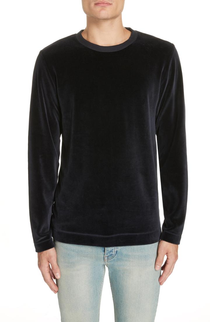Men's Our Legacy Velour Long Sleeve T-shirt