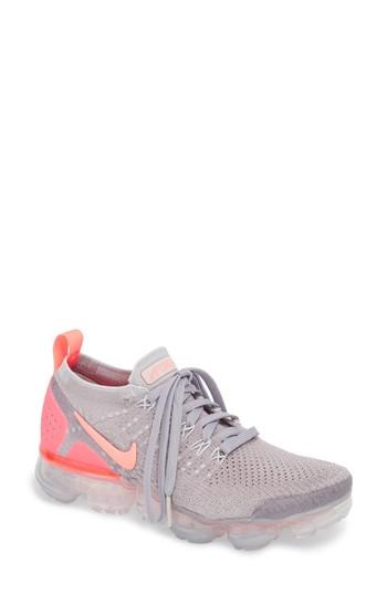 Women's Nike Air Vapormax Flyknit 2 Running Shoe .5 M - Grey