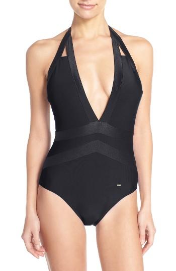 Women's Ted Baker London 'ralinda' Halter One-piece Swimsuit