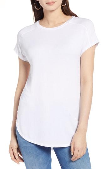 Women's Halogen Crewneck Top - White