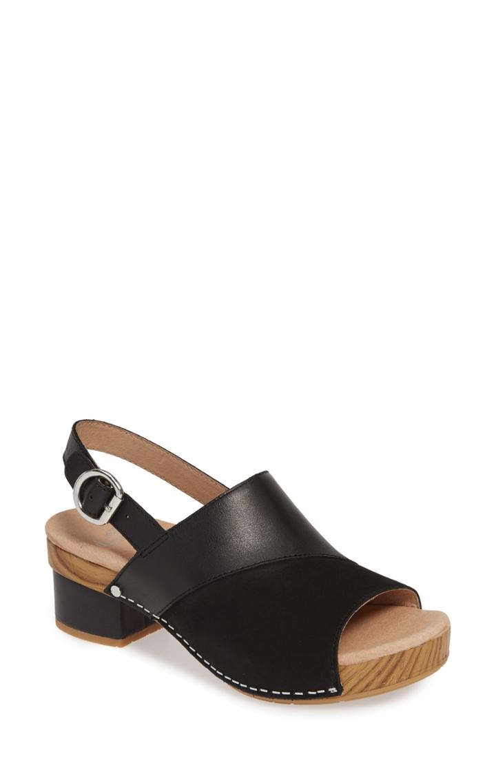 Women's Dansko Madalyn Slingback Sandal .5-6us / 36eu M - Black