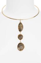 Women's Nordstrom Triple Stone Collar Necklace