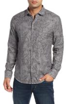 Men's Tommy Bahama Check Back Regular Fit Tropical Shirt - Grey