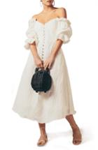 Women's Cult Gaia Simona Off The Shoulder Seersucker Midi Dress - Ivory