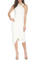 Women's Harlyn Twist Front Asymmetrical Cocktail Dress - Ivory