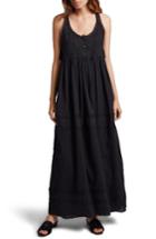 Women's Current/elliott Lace Maxi Dress - Black