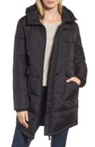 Women's Dkny Water Resistant Insulated Puffer Coat - Black