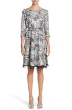 Women's Marc Jacobs Squiggle Print Gored Dress - Black