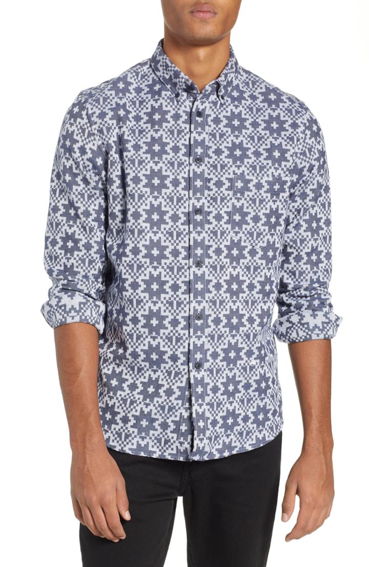 Men's Levi's Made & Crafted(tm) Standard Geo Jacquard Sport Shirt