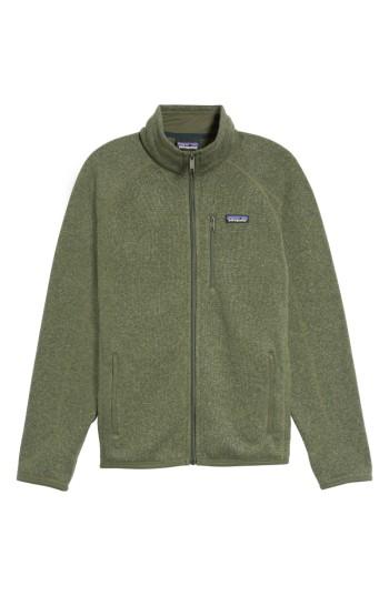 Men's Patagonia Better Sweater Zip Front Jacket - Green