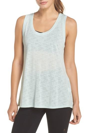 Women's Zella 'lean Routine' Tank, Size - Blue/green