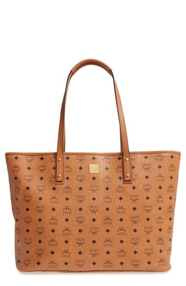 Mcm Anya Tote - Brown