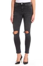 Women's Mavi Jeans Lucy Ripped Super Skinny Jeans - Black