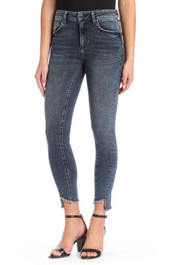 Women's Mavi Jeans Tess Twisted Step Hem Skinny Jeans - Blue