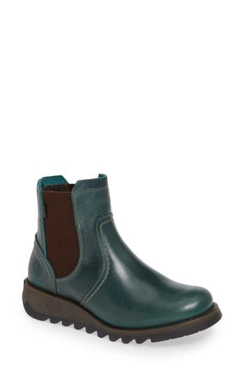 Women's Fly London Scon Waterproof Gore-tex Chelsea Boot .5-6us / 36eu - Green