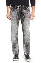 Men's Rock Revival Alternative Straight Leg Jeans - Black
