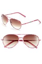 Women's Lilly Pulitzer 'augusta' 57mm Sunglasses - Pink Floral