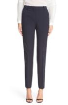Women's The Kooples 'timeless' Stretch Wool Trousers Us / 40 Fr - Blue