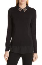 Women's Ted Baker London Moliiee Embroidered Collar Sweater