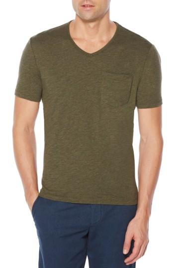 Men's Original Penguin Bing V-neck T-shirt - Green