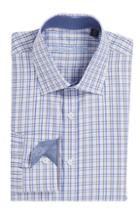 Men's English Laundry Trim Fit Plaid Dress Shirt