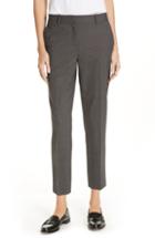 Women's Nordstrom Signature Slim Ankle Stretch Wool Pants - Grey