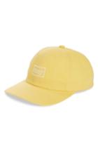 Men's Obey Outline Snapback Cap - Yellow