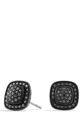 Women's David Yurman 'albion' Earrings With Black Diamonds
