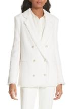 Women's Helene Berman Oversize Tweed Blazer - Ivory