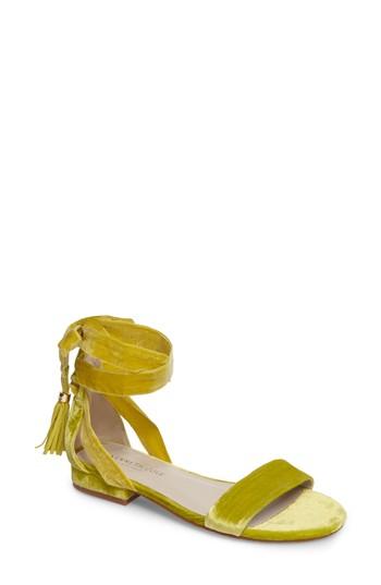 Women's Kenneth Cole New York Valen Tassel Lace-up Sandal .5 M - Green