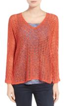 Petite Women's Nic+zoe Sun Catcher Crochet Top P - None