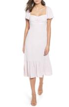 Women's Leith Flutter Sleeve Portrait Midi Dress, Size - Purple