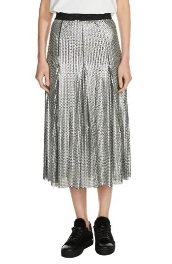 Women's Maje Sequin Midi Skirt