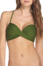 Women's Robin Piccone Twist Bikini Top - Green