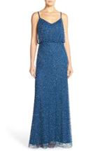 Women's Adrianna Papell Embellished Blouson Gown - Blue