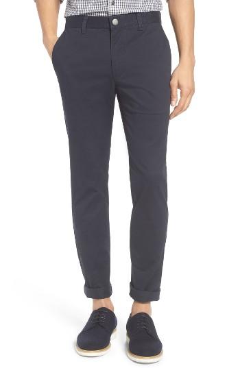 Men's Bonobos Slim Fit Washed Stretch Cotton Chinos X 34 - Blue