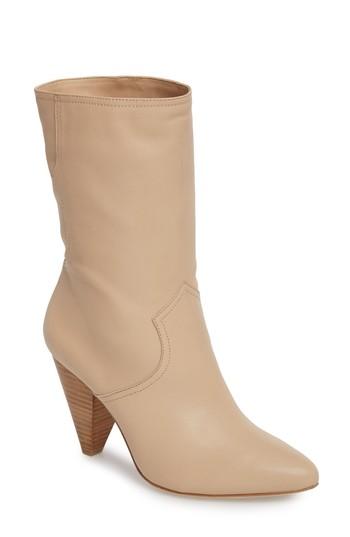 Women's Joie Gabbissy Almond Toe Boot Us / 35eu - Beige