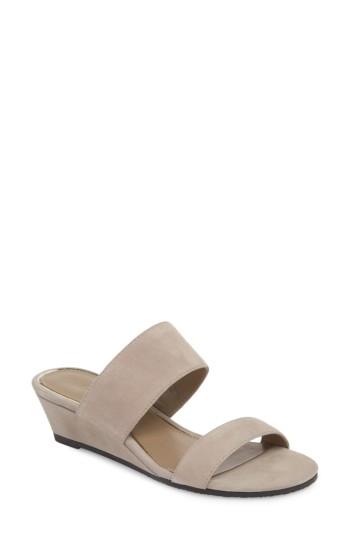 Women's Athena Alexander Burlington Wedge Slide Sandal M - Grey
