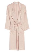 Women's Astr The Label Satin Trench Coat - Pink