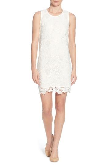 Women's Catherine Catherine Malandrino Sherrell Lace Sheath Dress - White