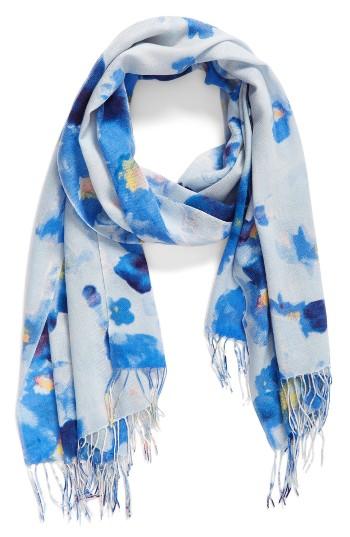 Women's Nordstrom Impressionist Garden Wool & Cashmere Scarf
