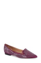 Women's Linea Paolo Portia Studded Loafer .5 M - Purple