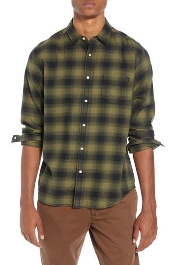 Men's Life/after/denim Lumberjack Plaid Slim Fit Sport Shirt - Green