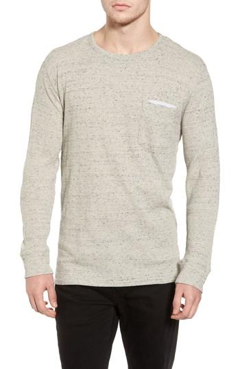 Men's Scotch & Soda Waffle T-shirt - Grey