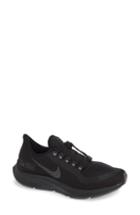 Women's Nike Air Zoom Pegasus 35 Shield Gs Water Repellent Running Shoe .5 M - Black