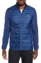 Men's Lacoste Sport Water Resistant Quilted Down Golf Jacket Eu - Blue