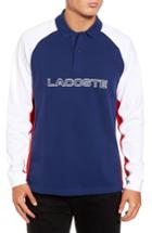 Men's Lacoste Heavyweight Pique Graphic Polo (m) - Blue