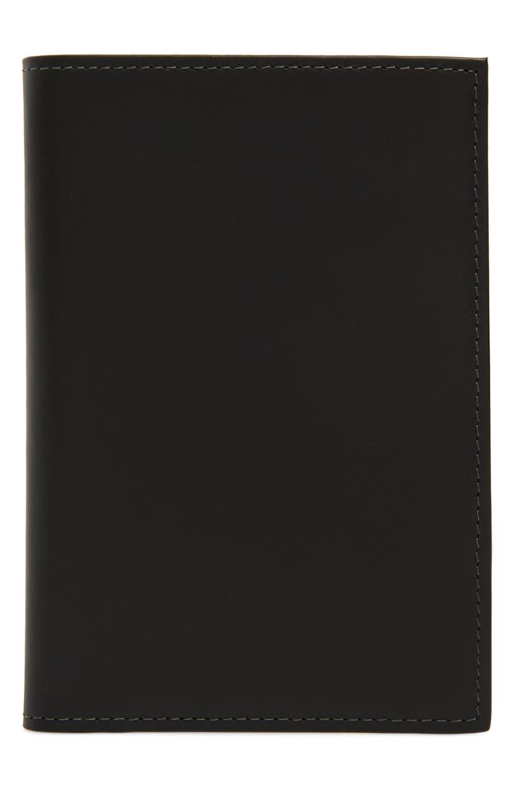 Nordstrom Wyatt Leather Passport Case - Black