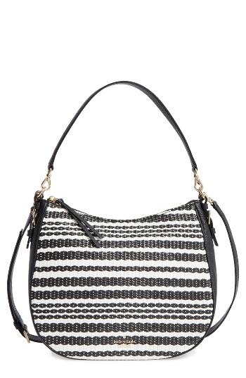 Kate Spade New York Cobble Hill - Straw Mylie Raffia & Leather Hobo -